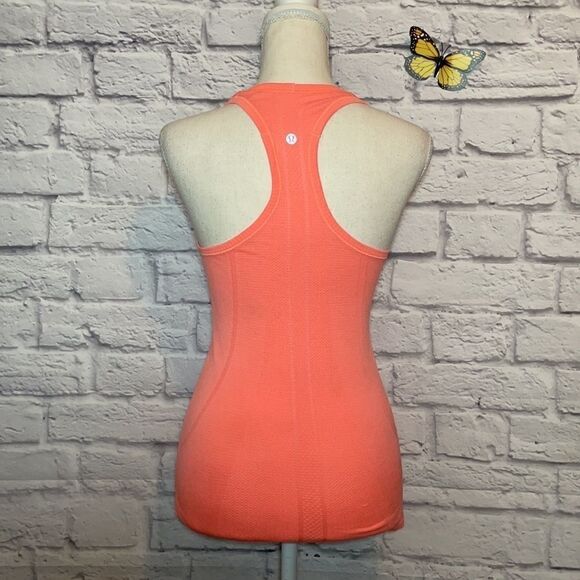 Lululemon Swiftly Tech Racerback Heathered Grapefruit Size 4 - Picture 5 of 10